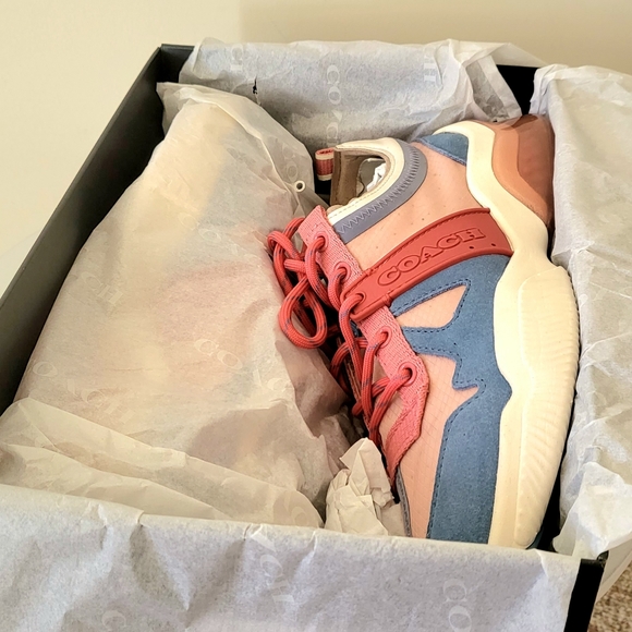 COACH G5046 CITYSOLE RUNNER SNEAKERS Orchid/ Bluebell SIZE 8 - Picture 4 of 6